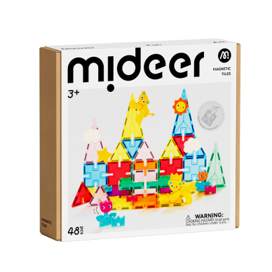 Mideer 2in1 magnetinis konstruktorius – 48 dalys Mideer 2in1 magnetinis konstruktorius – 48 dalys