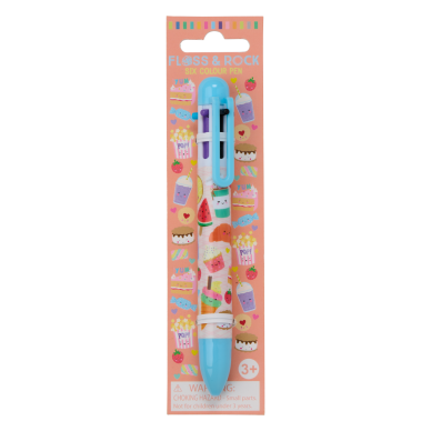 6 spalvų rašiklis, Skanėstukai 6 spalvų rašiklis, Skanėstukai
