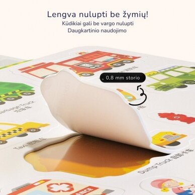 Daugkartiniai lipdukai Eismas 2