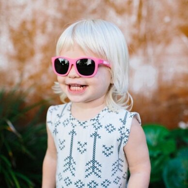 Akiniai nuo saulės Babiators Navigator Think Pink! (3-5m) 4 Akiniai nuo saulės Babiators Navigator Think Pink! (3-5m) 4
