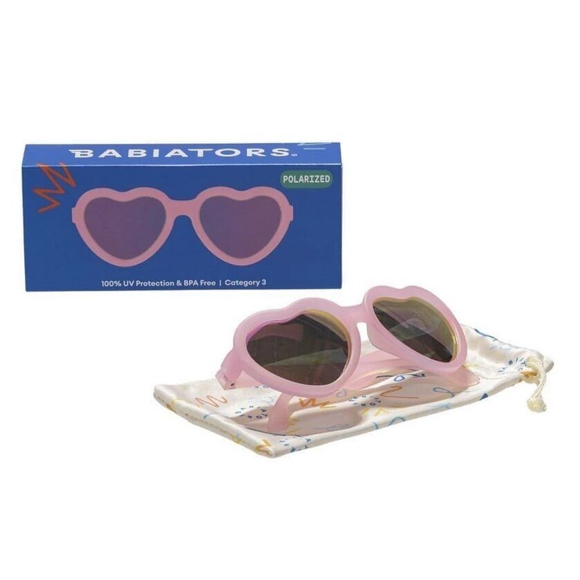 Akiniai nuo saulės Babiators Širdelės (3-5m.) rausvi 4 Akiniai nuo saulės Babiators Širdelės (3-5m.) rausvi 4