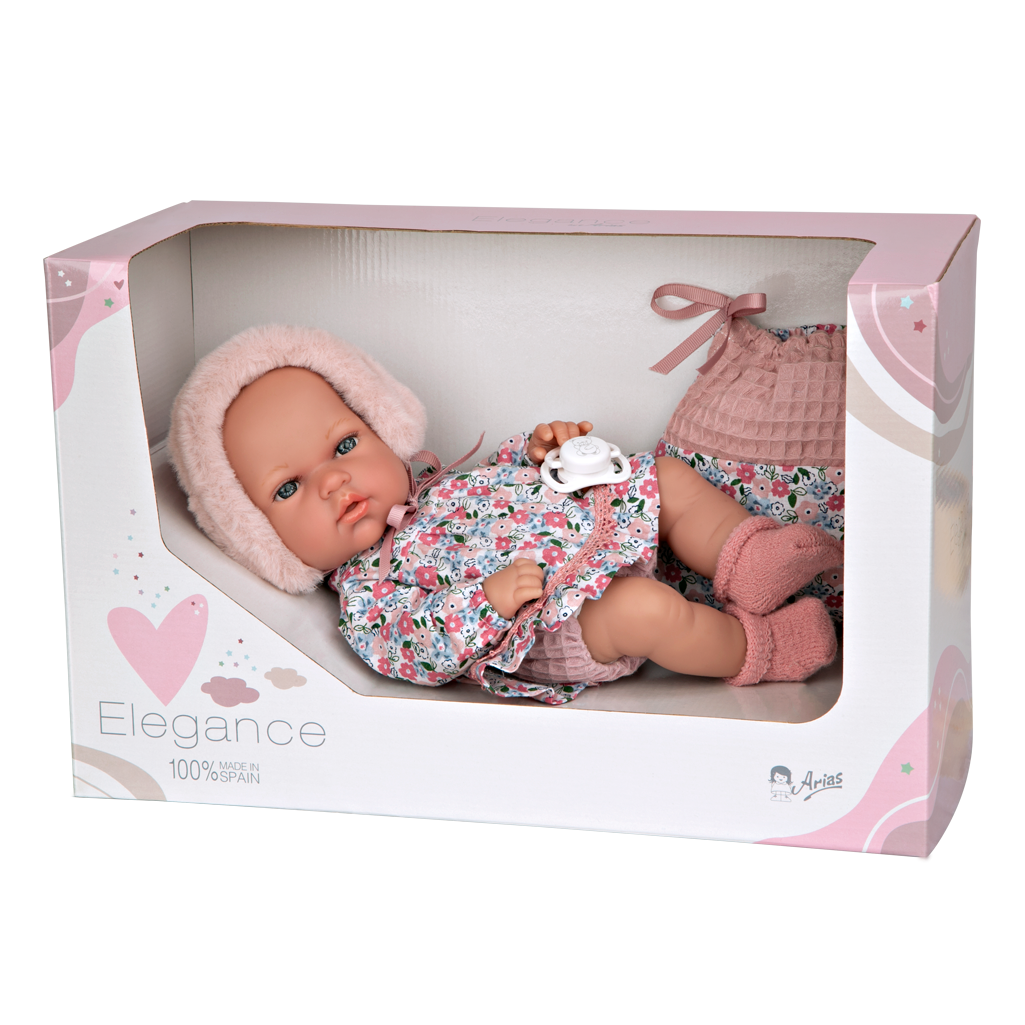 Arias kūdikėlis su rožine kepuryte, 30 cm 2 Arias kūdikėlis su rožine kepuryte, 30 cm 2