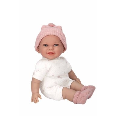 Arias kūdikėlis su garsu, rožine kepuryte, 34 cm Arias kūdikėlis su garsu, rožine kepuryte, 34 cm