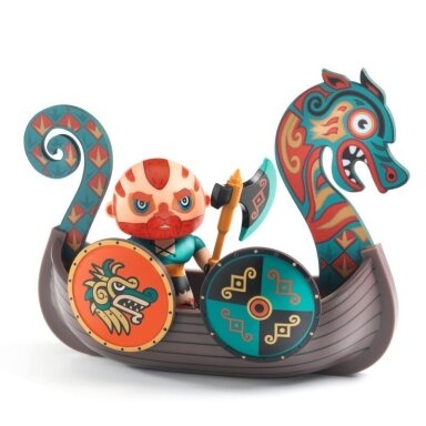 Arty Toys - Vikingai - Vikingas Drak ir Drakono valtis
