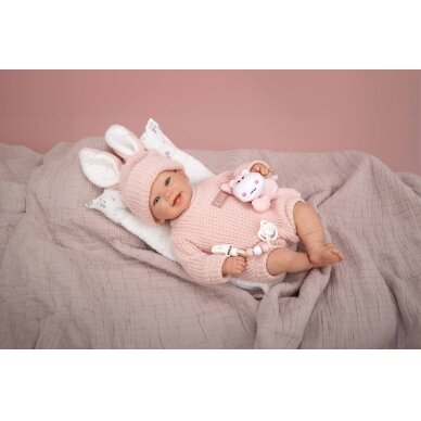 Arias Reborn lėlė kūdikėlis rožiniais rūbeliais, Lucia, 45 cm Arias Reborn lėlė kūdikėlis rožiniais rūbeliais, Lucia, 45 cm