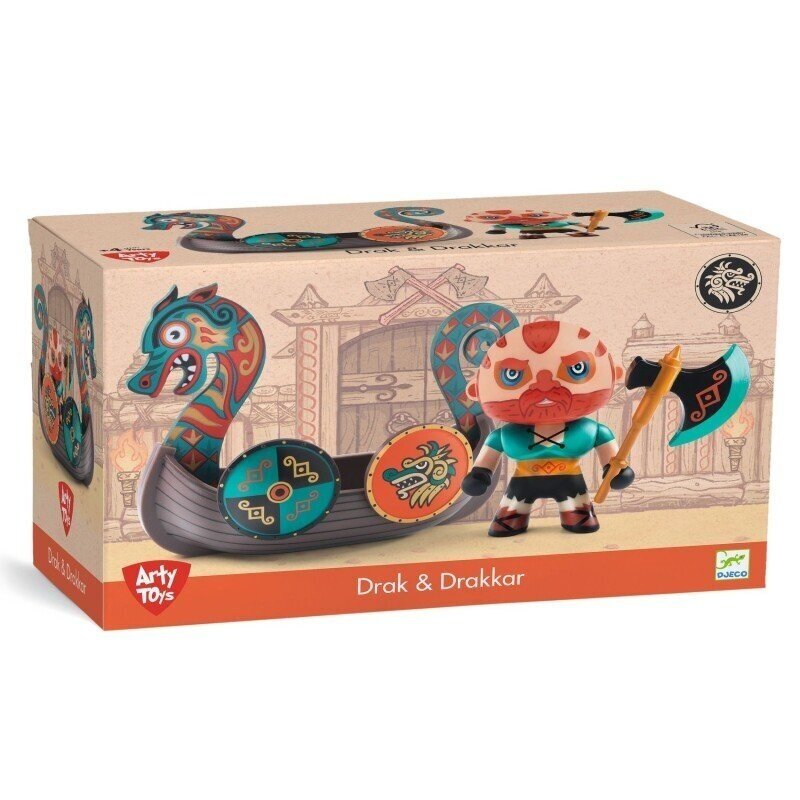 Arty Toys - Vikingai - Vikingas Drak ir Drakono valtis 2 Arty Toys - Vikingai - Vikingas Drak ir Drakono valtis 2