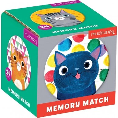 Atminties lavinimo žaidimas mini MEMO Katės