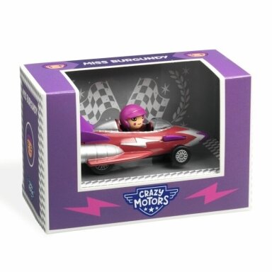 Automobilukas Crazy motors Mis Burgundija