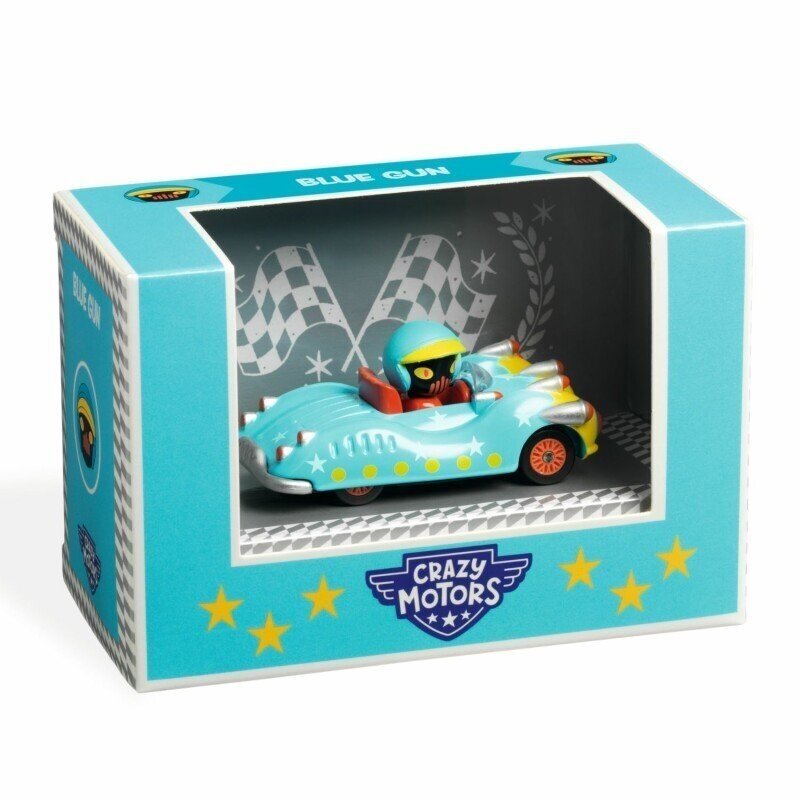 Automobilukas Crazy motors Mėlynas ginklas 1