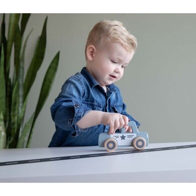 Avarinių tarnybų medinių automobilių rinkinys