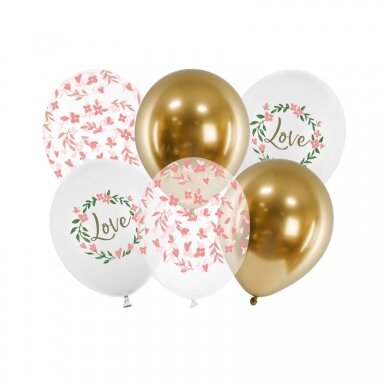 Balionų rinkinys Love, 30cm Balionų rinkinys Love, 30cm