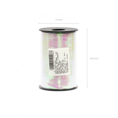 Plastikinė juostelė, blizgi, 5 mm/225 m, 1 vnt 2