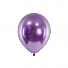 Blizgantys balionai violetiniai, 30cm, 50vnt
