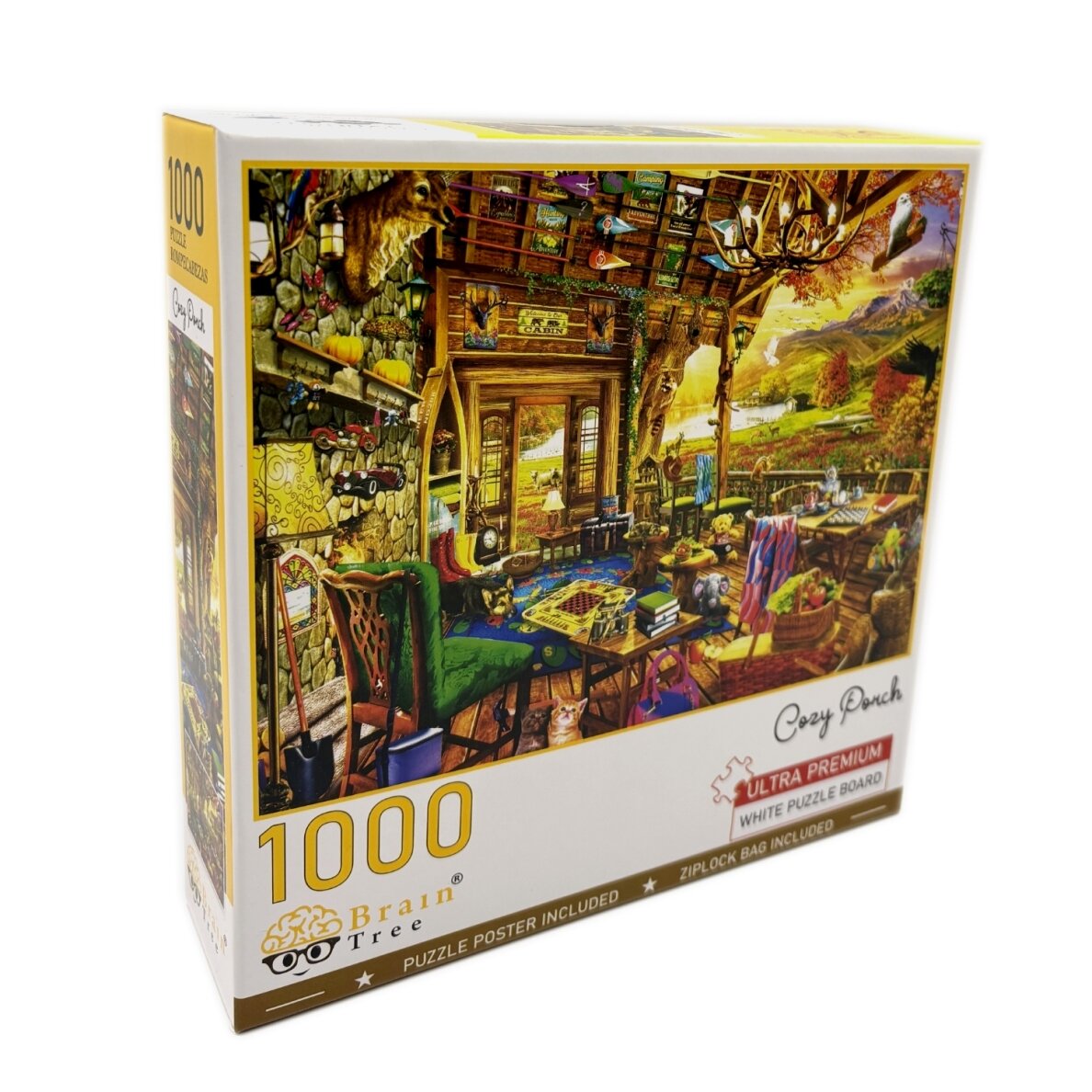 Brain Tree dėlionė, Jauki veranda, 1000 det. Brain Tree dėlionė, Jauki veranda, 1000 det.