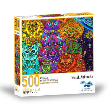 Brain Tree dėlionė, Egzotiniai gyvūnai, 500 det. Brain Tree dėlionė, Egzotiniai gyvūnai, 500 det.