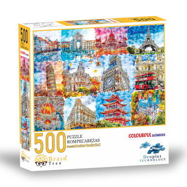 Brain Tree dėlionė, Spalvoti stebuklai, 500 det. Brain Tree dėlionė, Spalvoti stebuklai, 500 det.