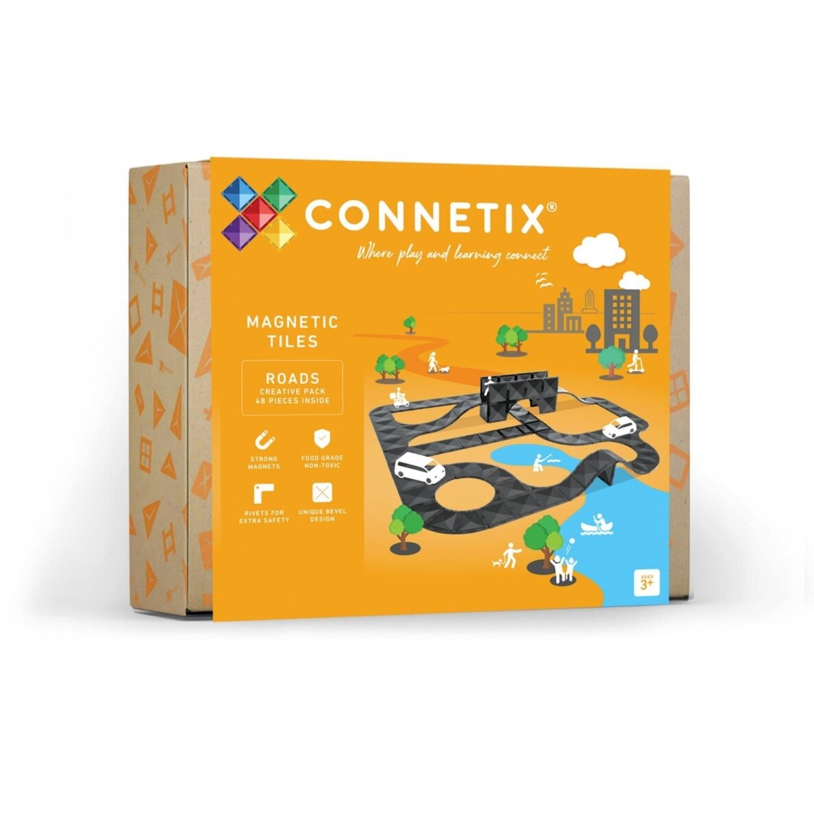 Connetix KELIAI rinkinys 48 dalių Connetix KELIAI rinkinys 48 dalių