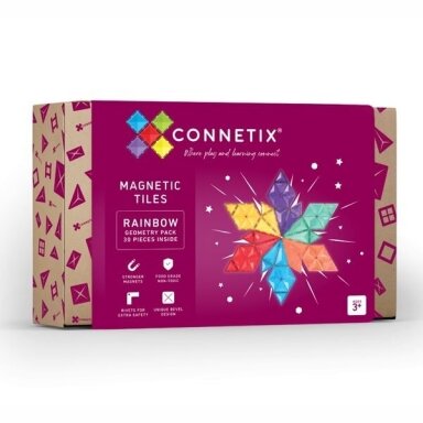 Connetix Geometrinis rinkinys 30 dalių Connetix Geometrinis rinkinys 30 dalių