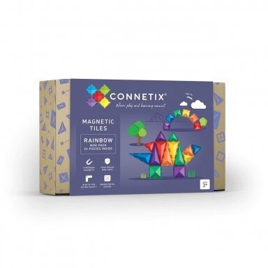 Connetix MINI rinkinys 24 dalių Connetix MINI rinkinys 24 dalių