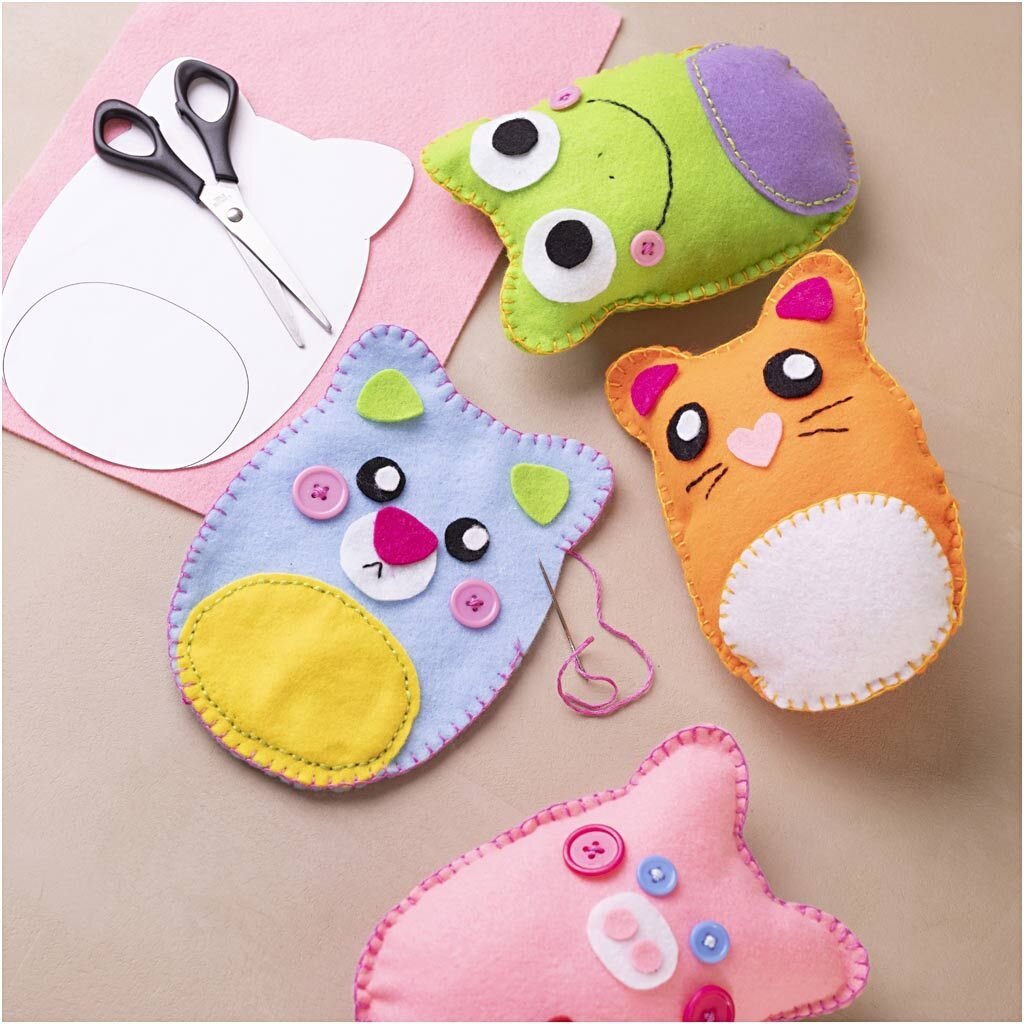 Creativ siuvimo rinkinys, meškiukai 5 Creativ siuvimo rinkinys, meškiukai 5