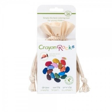 Crayon Rocks akmenuko formos kreidelės, 16 vnt Crayon Rocks akmenuko formos kreidelės, 16 vnt