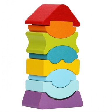 Cubika kaladėlių rinkinys "Lankstusis bokštas 8" Cubika kaladėlių rinkinys "Lankstusis bokštas 8"