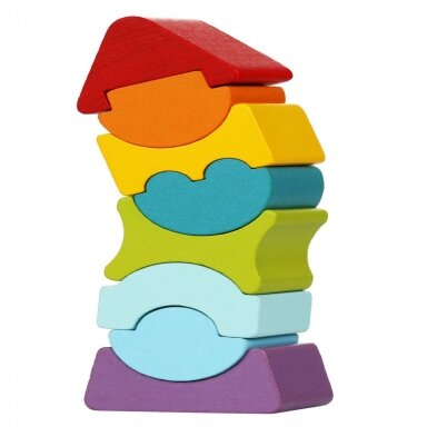 Cubika kaladėlių rinkinys "Lankstusis bokštas 8" Cubika kaladėlių rinkinys "Lankstusis bokštas 8"