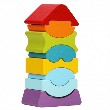 Cubika kaladėlių rinkinys "Lankstusis bokštas 8" Cubika kaladėlių rinkinys "Lankstusis bokštas 8"
