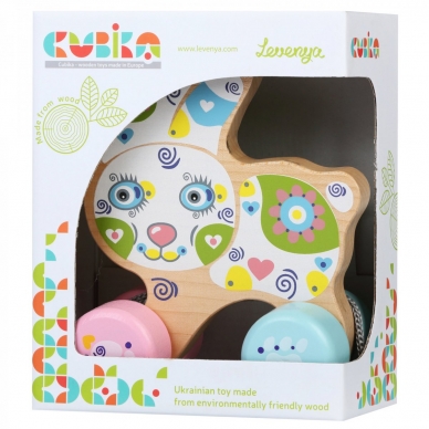 Cubika traukiamas žaislas "Kiškutis" 1 Cubika traukiamas žaislas "Kiškutis" 1