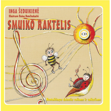 Dainų knygelė su CD, Smuiko raktelis Dainų knygelė su CD, Smuiko raktelis
