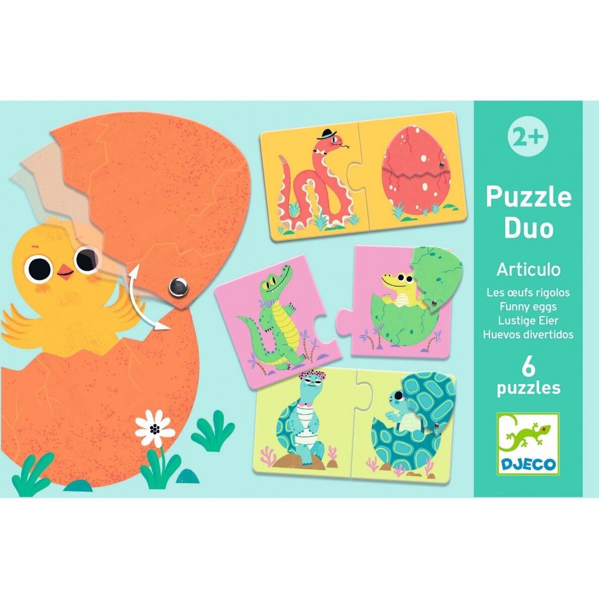 Dėlionės Kiaušiniai, 2m+ 4