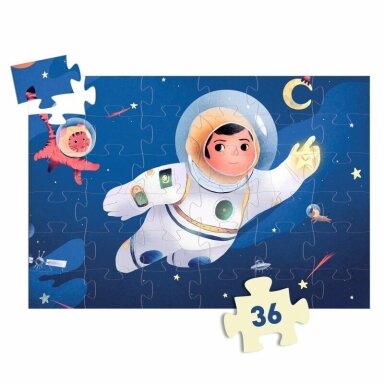Dėlionė Astronautas mėnulyje 36 dalių