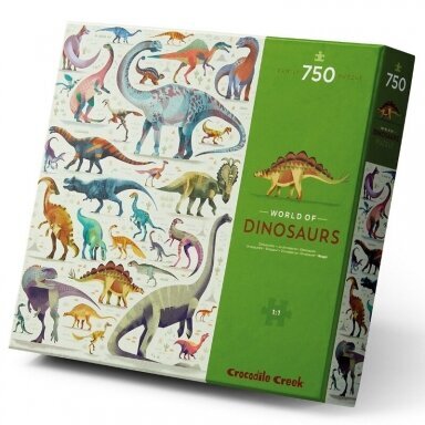 Dėlionė Dinozaurų pasaulis, 750 detalių Dėlionė Dinozaurų pasaulis, 750 detalių