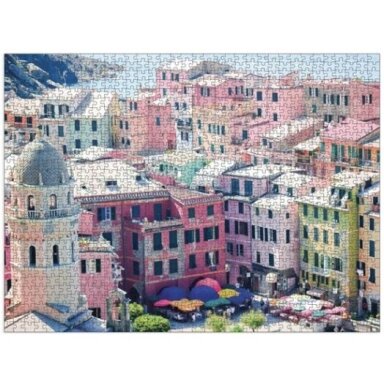 Dėlionė "Margoji Italijos Vernazza", 1000 dalių Dėlionė "Margoji Italijos Vernazza", 1000 dalių