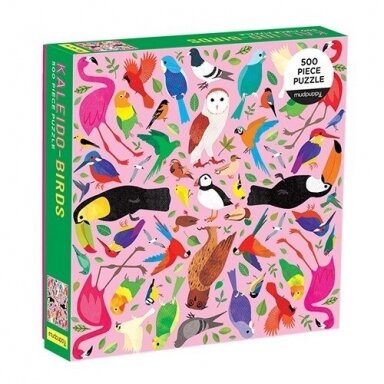 Dėlionė visai šeimai "Paukščių kaleidoskopas", 500dalių Dėlionė visai šeimai "Paukščių kaleidoskopas", 500dalių