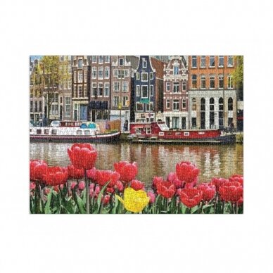 Dėlionė "Gėlės Amsterdame", 1000 dalių 1
