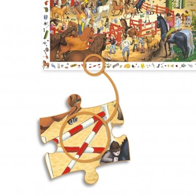 Dėlionė ir pastabumo žaidimas „Žirgynas“, 200 dalių 3 Dėlionė ir pastabumo žaidimas „Žirgynas“, 200 dalių 3