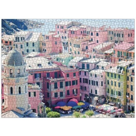 Dėlionė "Margoji Italijos Vernazza", 1000 dalių 1 Dėlionė "Margoji Italijos Vernazza", 1000 dalių 1