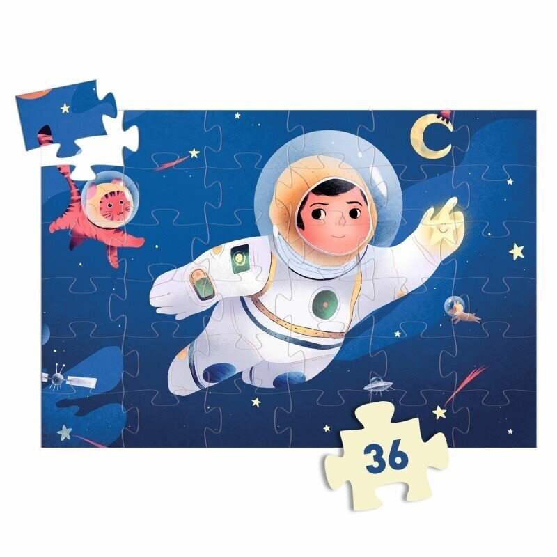 Dėlionė Astronautas mėnulyje 36 dalių 1