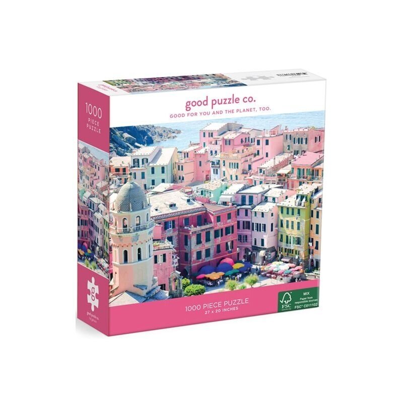 Dėlionė "Margoji Italijos Vernazza", 1000 dalių 2 Dėlionė "Margoji Italijos Vernazza", 1000 dalių 2