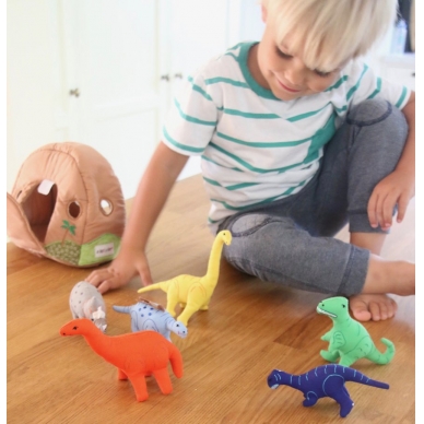 Dinozaurų namas su 6 dinozaurais 1