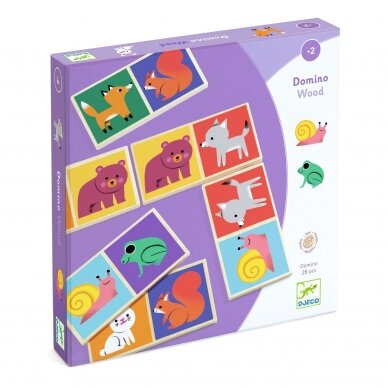 Domino Djeco Miško gyvūnai Domino Djeco Miško gyvūnai