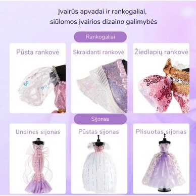 Drabužių dizaino kūrybinės dirbtuvės Princesės spinta 5