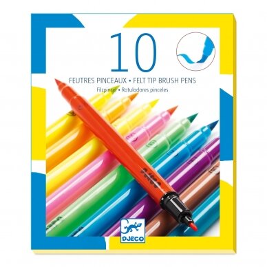 Dvipusiai flomasteriai 10 vnt Dvipusiai flomasteriai 10 vnt