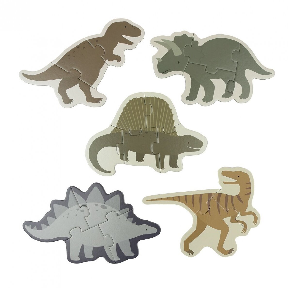 Edukacinių dėlionių rinkinys Dinozaurai 1 Edukacinių dėlionių rinkinys Dinozaurai 1