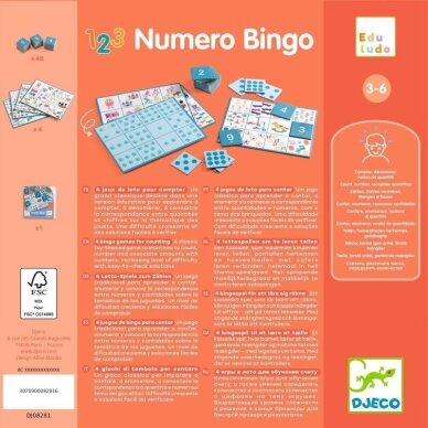 Edukacinis žaidimas - Eduludo - Skaičių bingo (4 žaidimai) 4 Edukacinis žaidimas - Eduludo - Skaičių bingo (4 žaidimai) 4