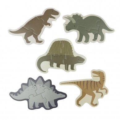 Edukacinių dėlionių rinkinys Dinozaurai 1 Edukacinių dėlionių rinkinys Dinozaurai 1
