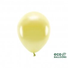 Ekologiški balionai "Metalik šviesaus aukso" 10vnt