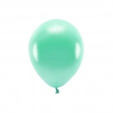 Ekologiški balionai "Metalik žali" 10vnt