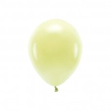 Ekologiški balionai "Pasteliniai gelsvi", 10vnt